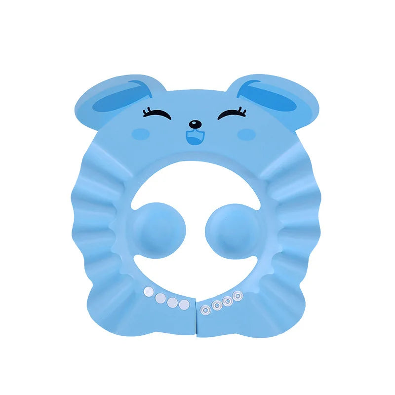 Adjustable Baby Shower Soft Cap for Hair Washing and Ear Protection - Safe Shampooing and Bathing Head Cover for Children