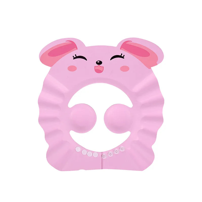 Adjustable Baby Shower Soft Cap for Hair Washing and Ear Protection - Safe Shampooing and Bathing Head Cover for Children
