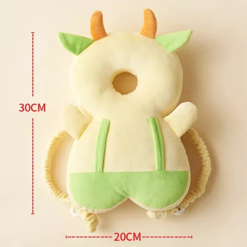 Toddler Head Protector Safety Cushion Pad for Ages 1-3 - Angel Bee Cartoon Design Protective Headgear