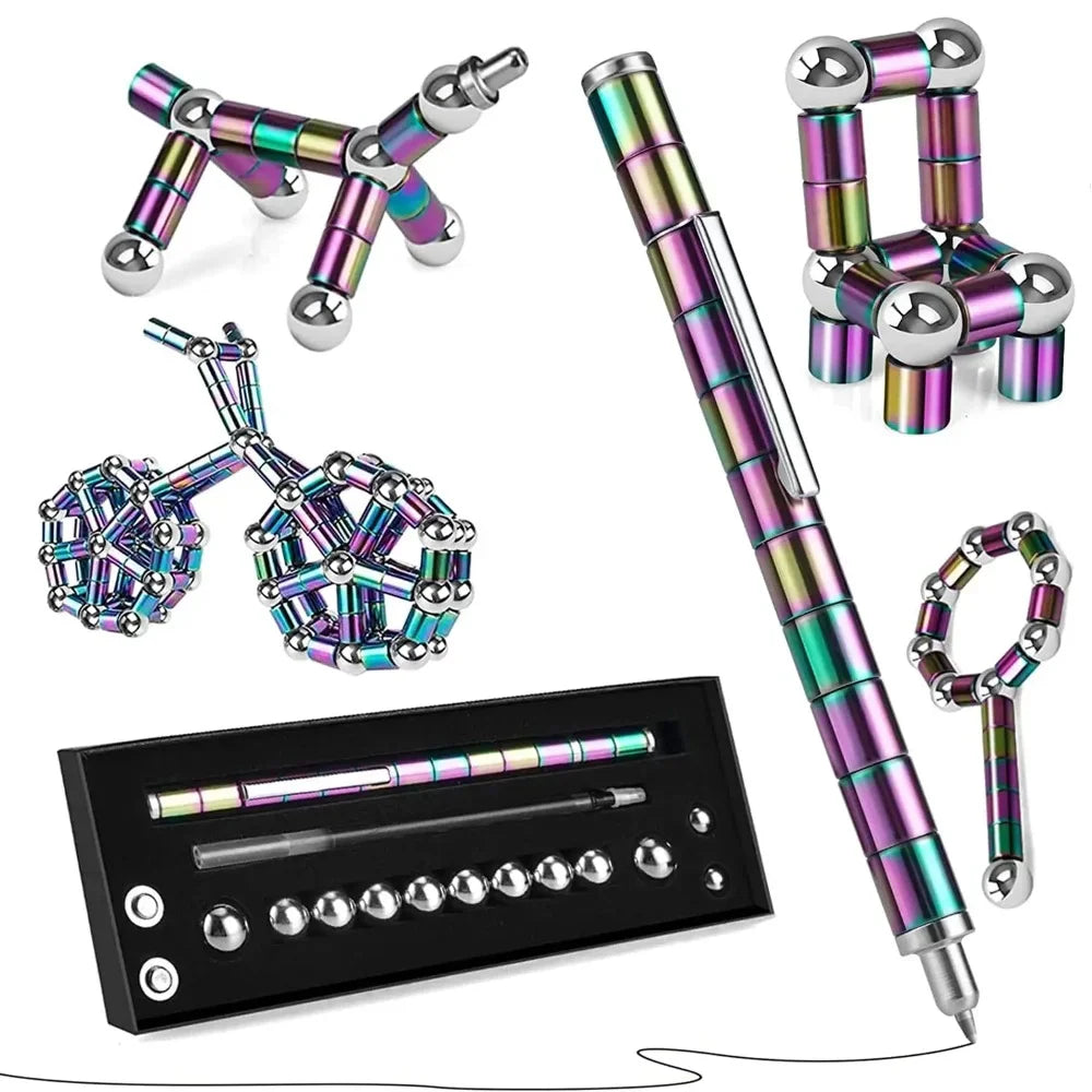 Decompression Magnetic Multifunctional Pen for Stress Relief - Ideal Gift for Friends