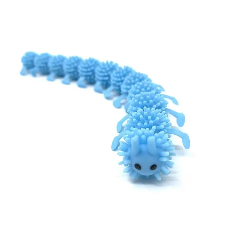 Caterpillar Sensory Stress Relief Toy - Stretchy Fidget Worm for Anxiety Therapy for Teens and Adults