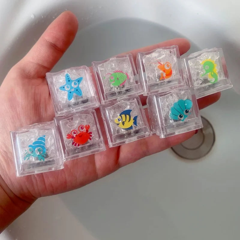 Colorful LED Bath Toys with Waterproof Underwater Lights - Ideal Birthday Gift for Boys and Girls