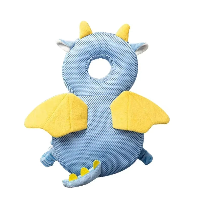 Toddler Head Protector Safety Cushion Pad for Ages 1-3 - Angel Bee Cartoon Design Protective Headgear