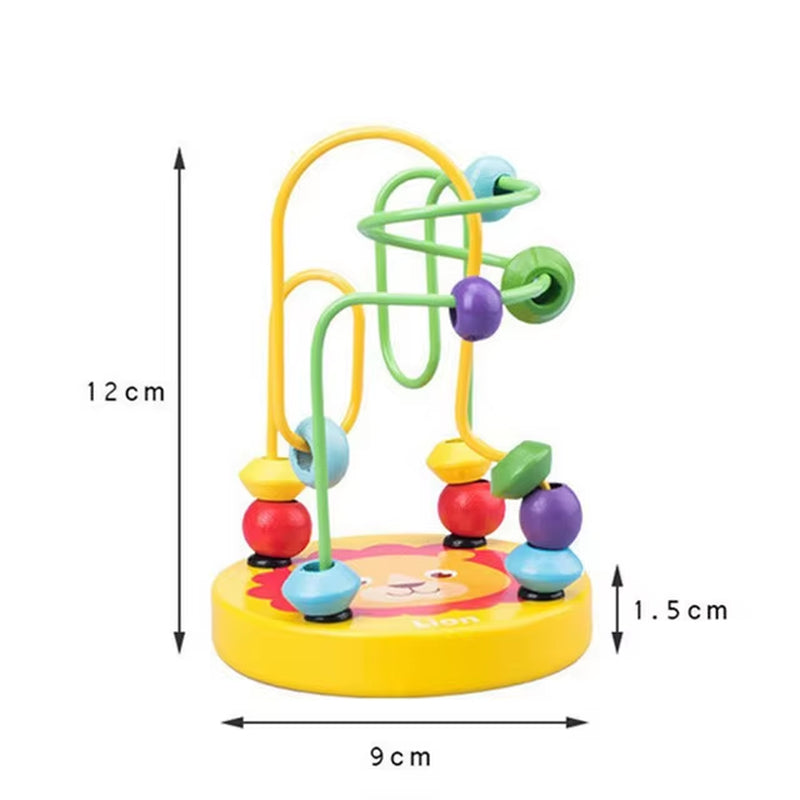 Wooden Alphabet and Number Shape Matching Puzzle Board for Early Childhood Education - 3D Educational Toy for Preschoolers