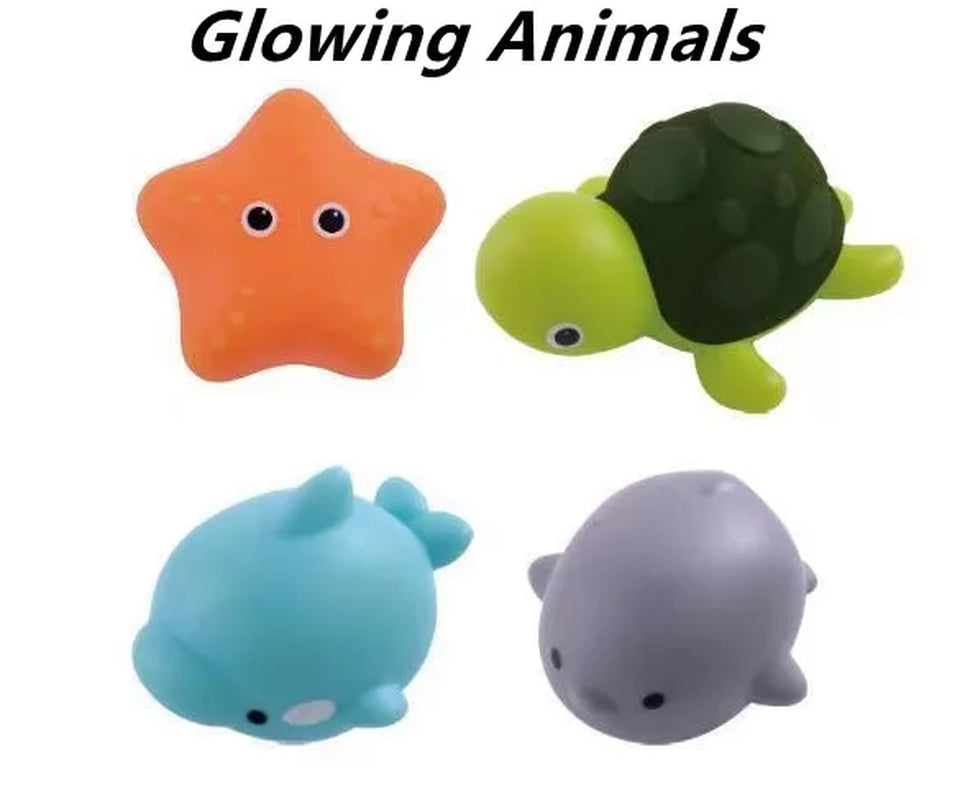 Colorful LED Bath Toys with Waterproof Underwater Lights - Ideal Birthday Gift for Boys and Girls