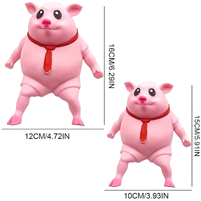 Creative Decompression Toy - Cute Pink Cartoon Pig with Music Features