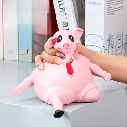 Creative Decompression Toy - Cute Pink Cartoon Pig with Music Features