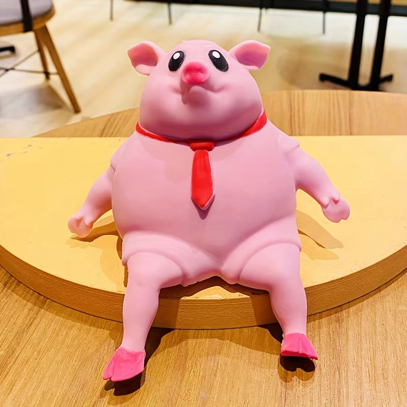 Creative Decompression Toy - Cute Pink Cartoon Pig with Music Features