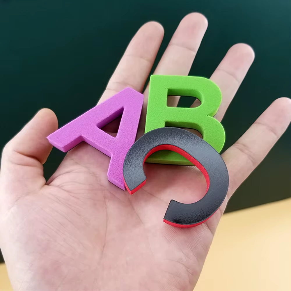 Educational Magnetic Letters and Numbers Set - Uppercase and Lowercase Alphabet Fridge Magnets for Preschool Learning and Math Skills