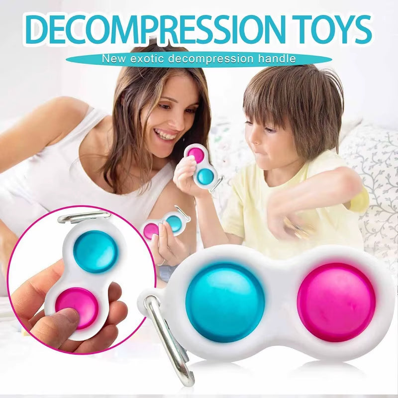 Premium Sensory Fidget Toys for Children and Adults: Innovative Squishy Shrink Tube and Pea Squeeze Toys for Autism and Anxiety Relief