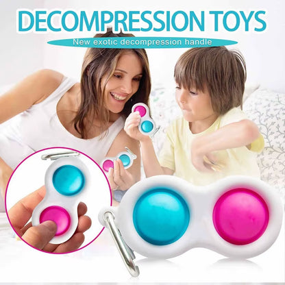 Premium Sensory Fidget Toys for Children and Adults: Innovative Squishy Shrink Tube and Pea Squeeze Toys for Autism and Anxiety Relief