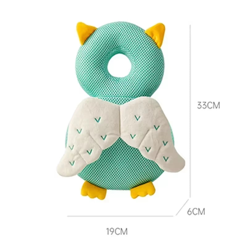 Toddler Head Protector Safety Cushion Pad for Ages 1-3 - Angel Bee Cartoon Design Protective Headgear