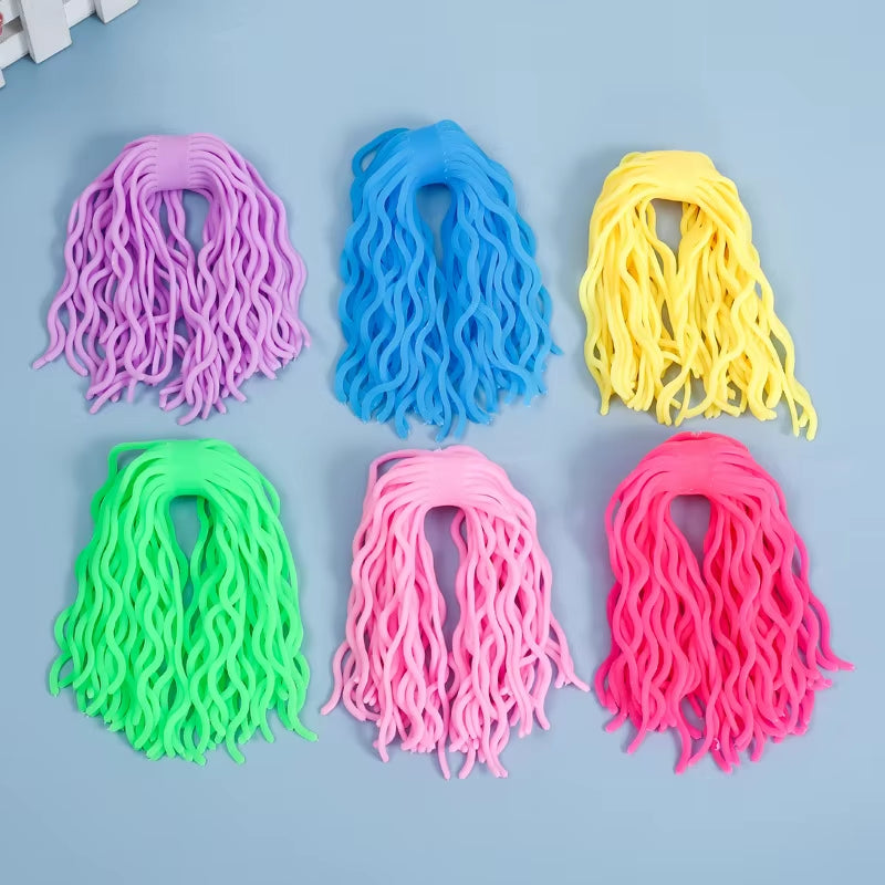 Stretchy Spaghetti Sensory Toy - Innovative Soft Rubber Stretchy Rope