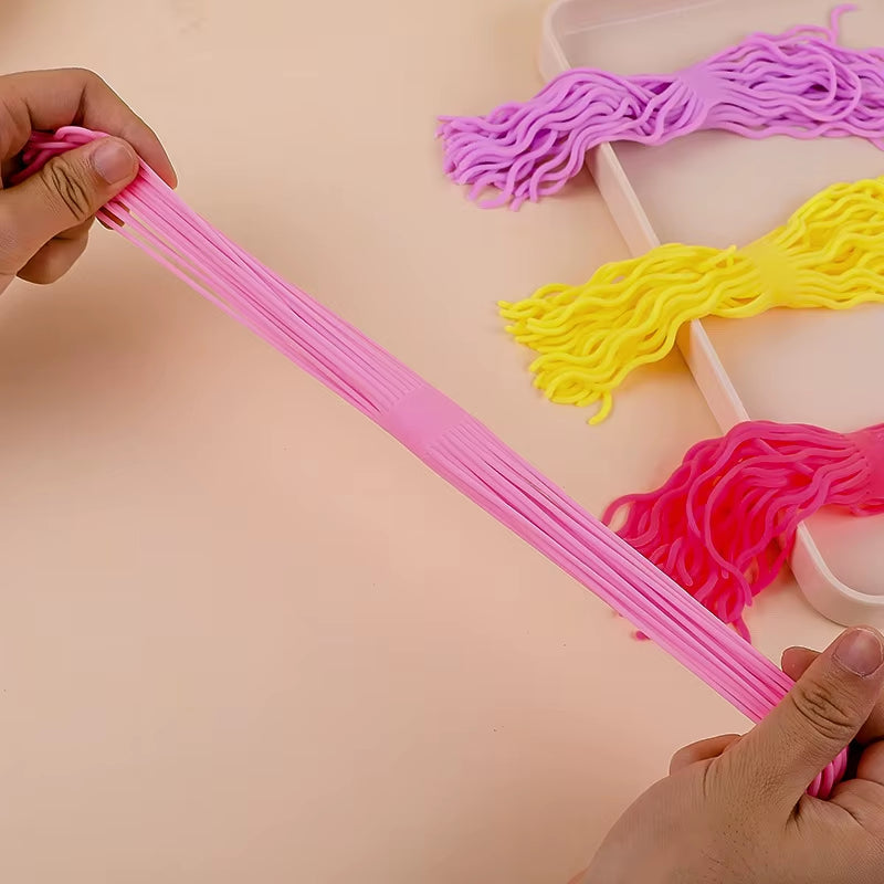 Stretchy Spaghetti Sensory Toy - Innovative Soft Rubber Stretchy Rope