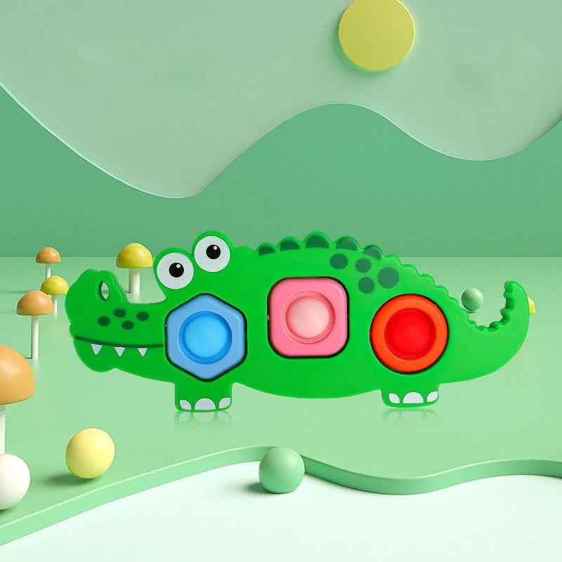 Montessori-Inspired Sensory Push Bubble Toy for Motor Skills Development in Infants Aged 0-12 Months