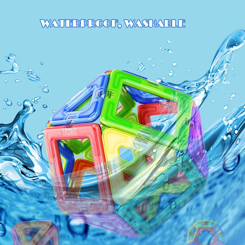Magnetic Building Blocks Designer Set - Educational Magnet Toys for Children, Ideal Gift for Creative Play