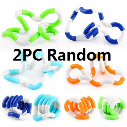 Premium Sensory Fidget Toys for Children and Adults: Innovative Squishy Shrink Tube and Pea Squeeze Toys for Autism and Anxiety Relief