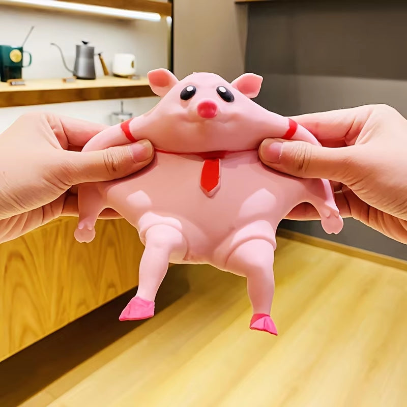 Creative Decompression Toy - Cute Pink Cartoon Pig with Music Features