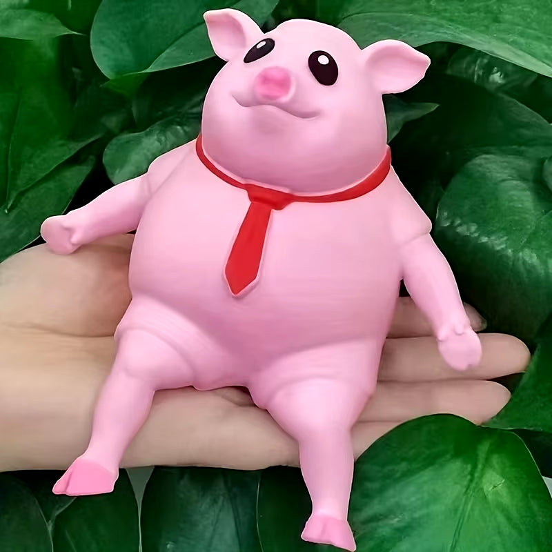 Creative Decompression Toy - Cute Pink Cartoon Pig with Music Features