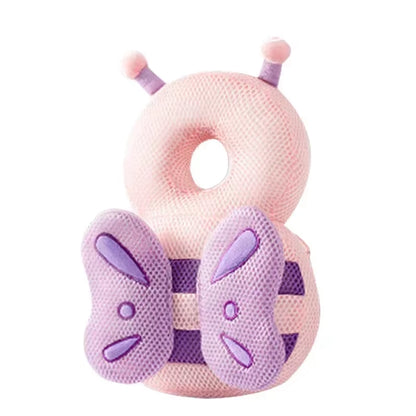 Toddler Head Protector Safety Cushion Pad for Ages 1-3 - Angel Bee Cartoon Design Protective Headgear