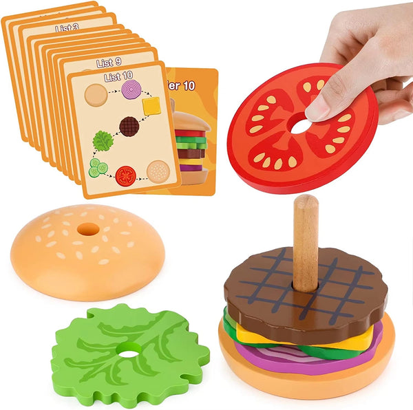 Montessori Burger Builder Fun